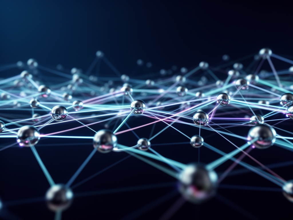 Концептуальное изображение цифровых медиатрендов: динамичная визуализация данных, потоки информации и цифровые интерфейсы в синих тонах